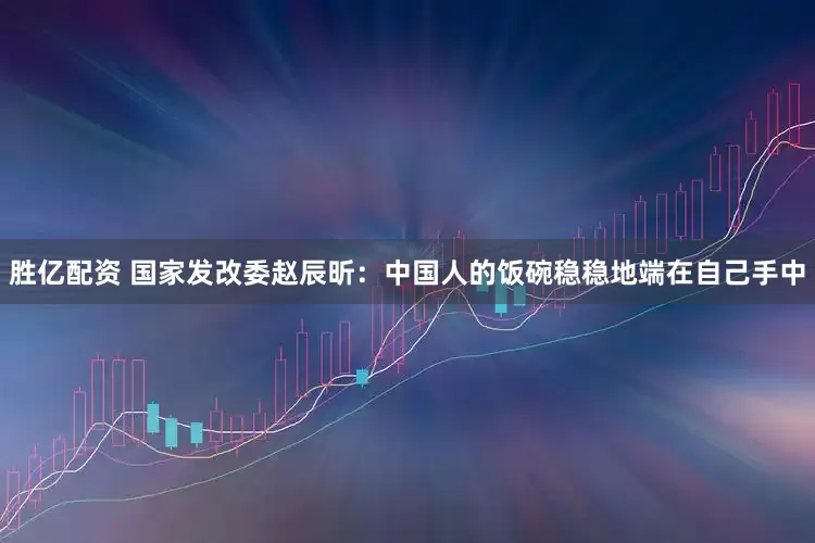 胜亿配资 国家发改委赵辰昕：中国人的饭碗稳稳地端在自己手中