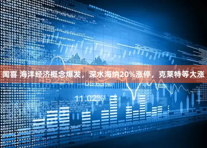 闻喜 海洋经济概念爆发，深水海纳20%涨停，克莱特等大涨
